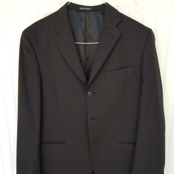 Axcess 42R Men's Black Suit Jacket 100% - Picture 1 of 3